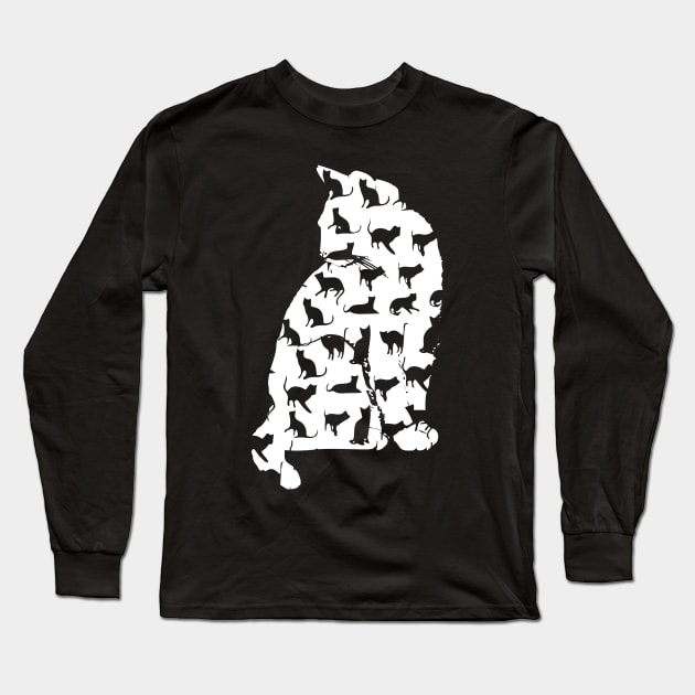 Cat paw, best gift idea Long Sleeve T-Shirt by Kingluigi